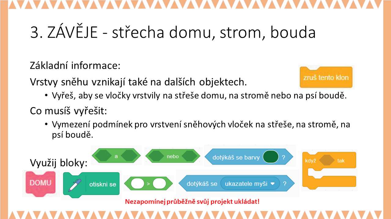 závěje na střeše