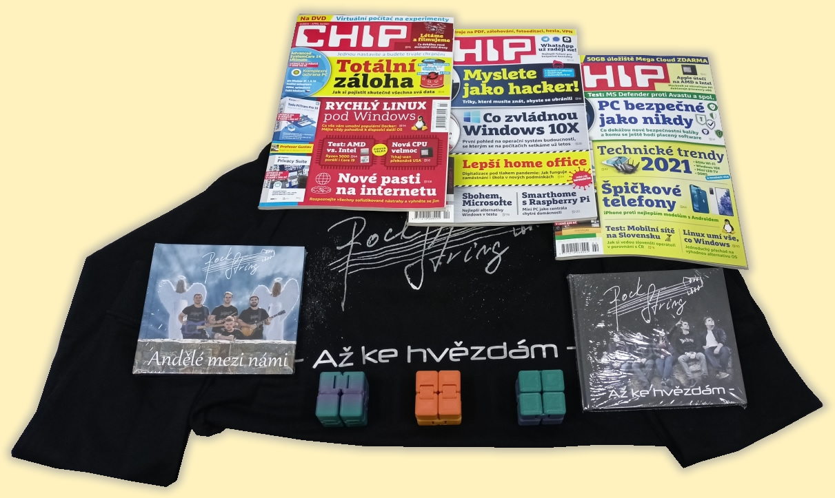 Ceny do soutěže na ZŠ TGM Ivančice