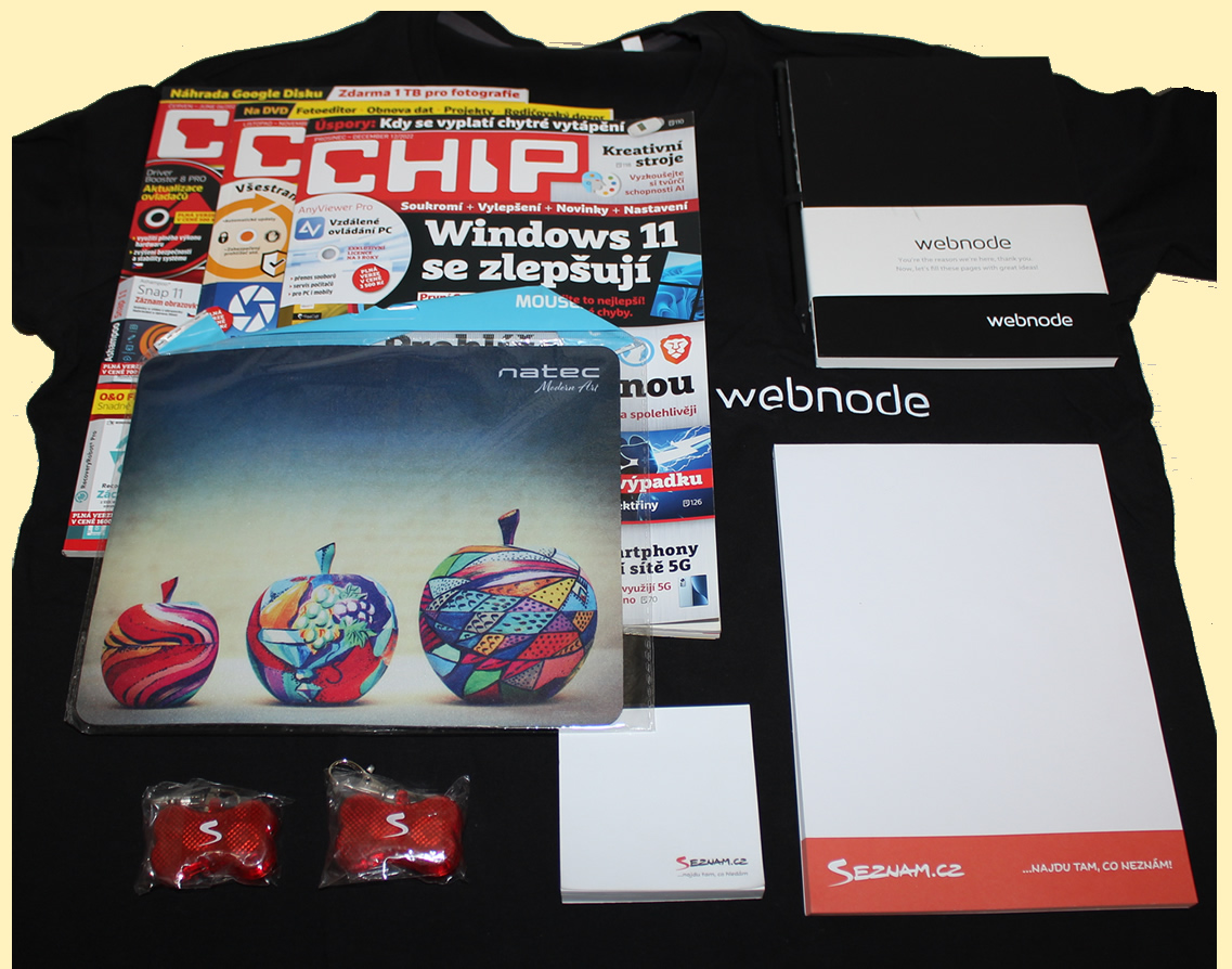 Ceny do soutěže na ZŠ TGM Ivančice