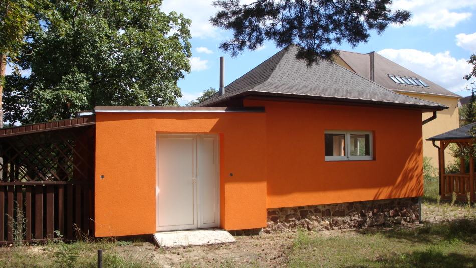 Rekonstrukce zahradního domku na ZŠ TGM Ivančice