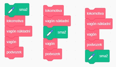 Scratch - vlak