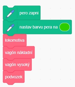 Scratch - vlak