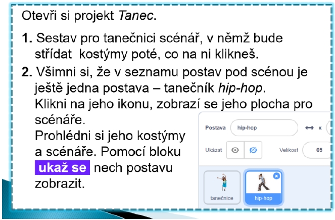 Scratch - tanec 1