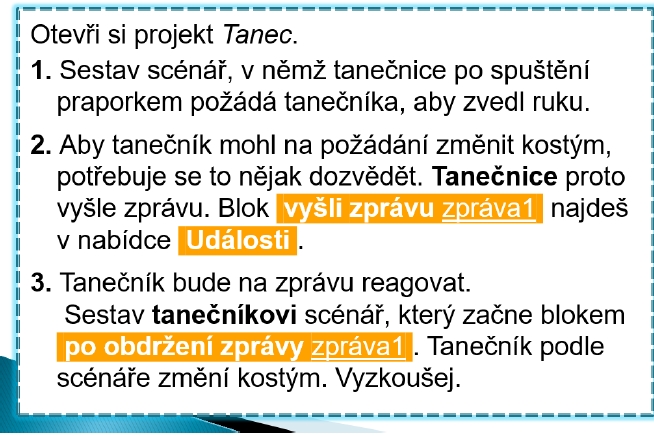 Scratch - tanec