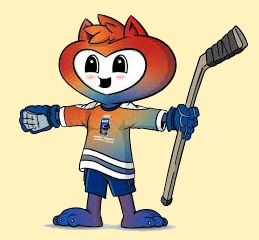 Maskot k MS v ledním hokeji 2025