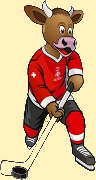 Maskot MS 2026 v hokeji