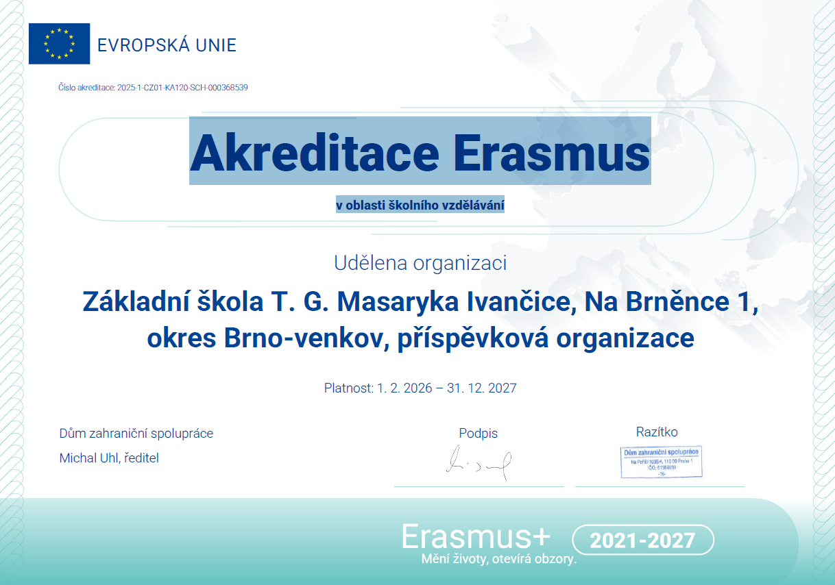 Akreditace Erasmus